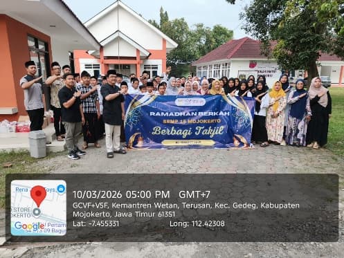 Dokumentasi kegiatan BERBAGI TAKJIL DI BULAN PENUH BERKAH: AKSI KEPEDULIAN SISWA SRMP 15 MOJOKERTO SRMP 15 Mojokerto.
