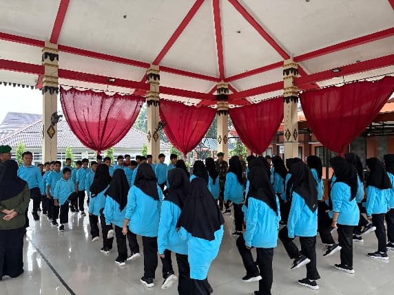 Dokumentasi kegiatan SOSIALISASI OLEH KORAMIL GEDEG SRMP 15 Mojokerto.
